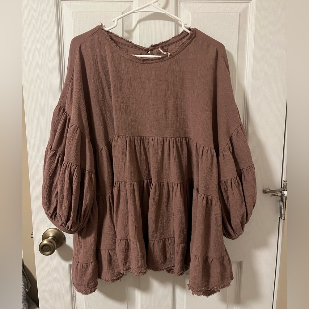 Free People Mauve Blouse